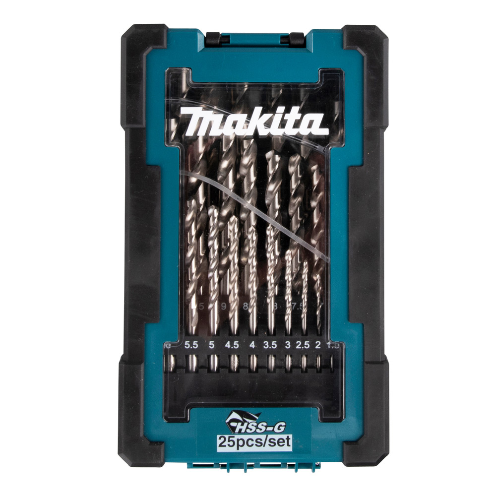 Metallborrsats Makita D-67555 25 delar