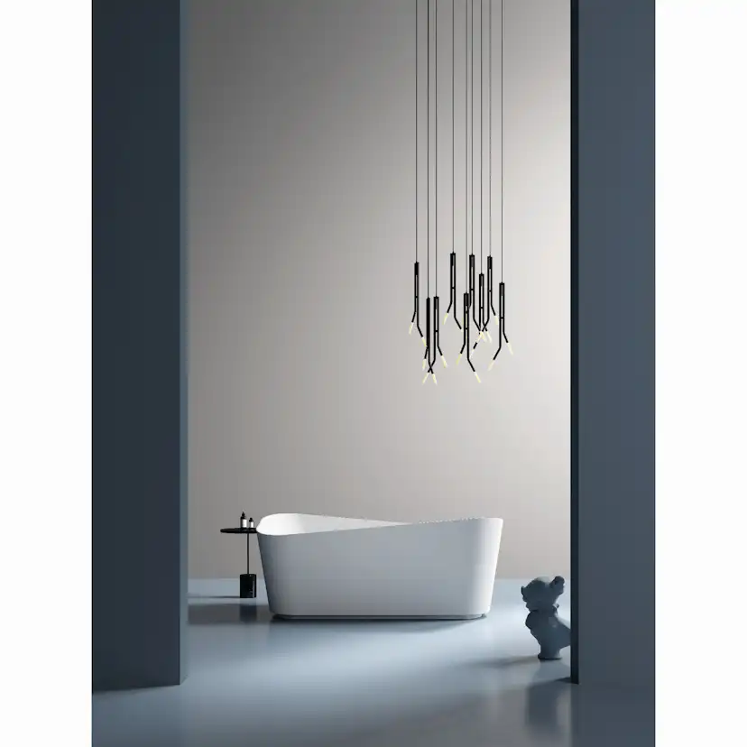 Badkar Nourk Bend Fristående 1700 mm