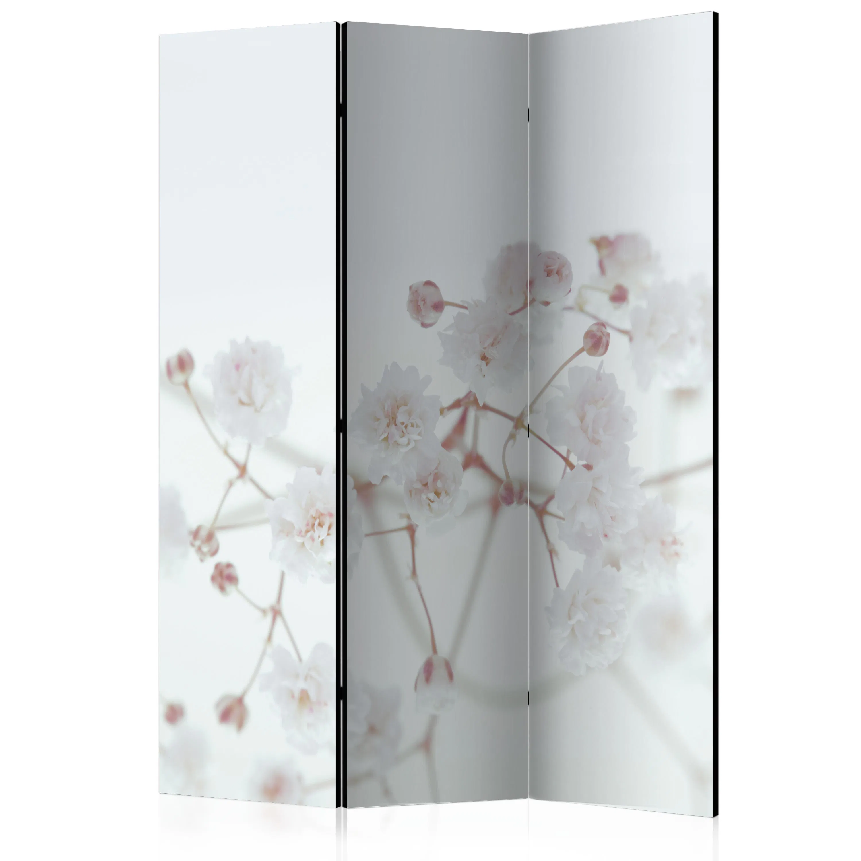 Rumsavdelare Skärmvägg Arkiio White Flowers 135x172 cm