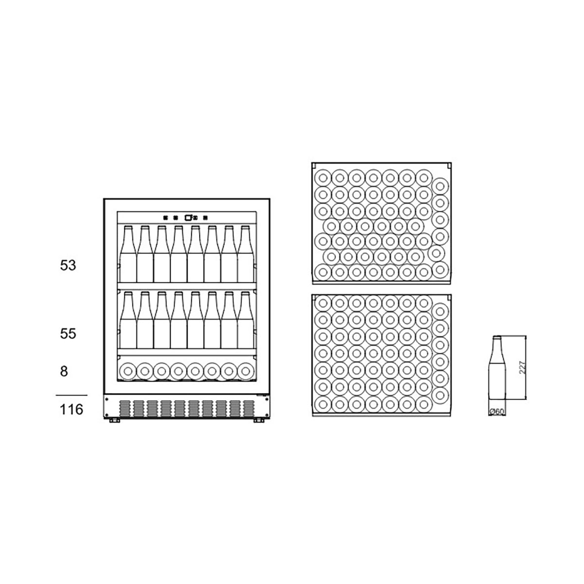 Ölkyl mQuvée BeerServer 60 cm BS60-700