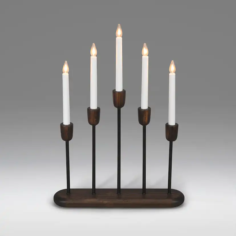 Adventsljusstake Gnosjö Konstsmide 5 LED