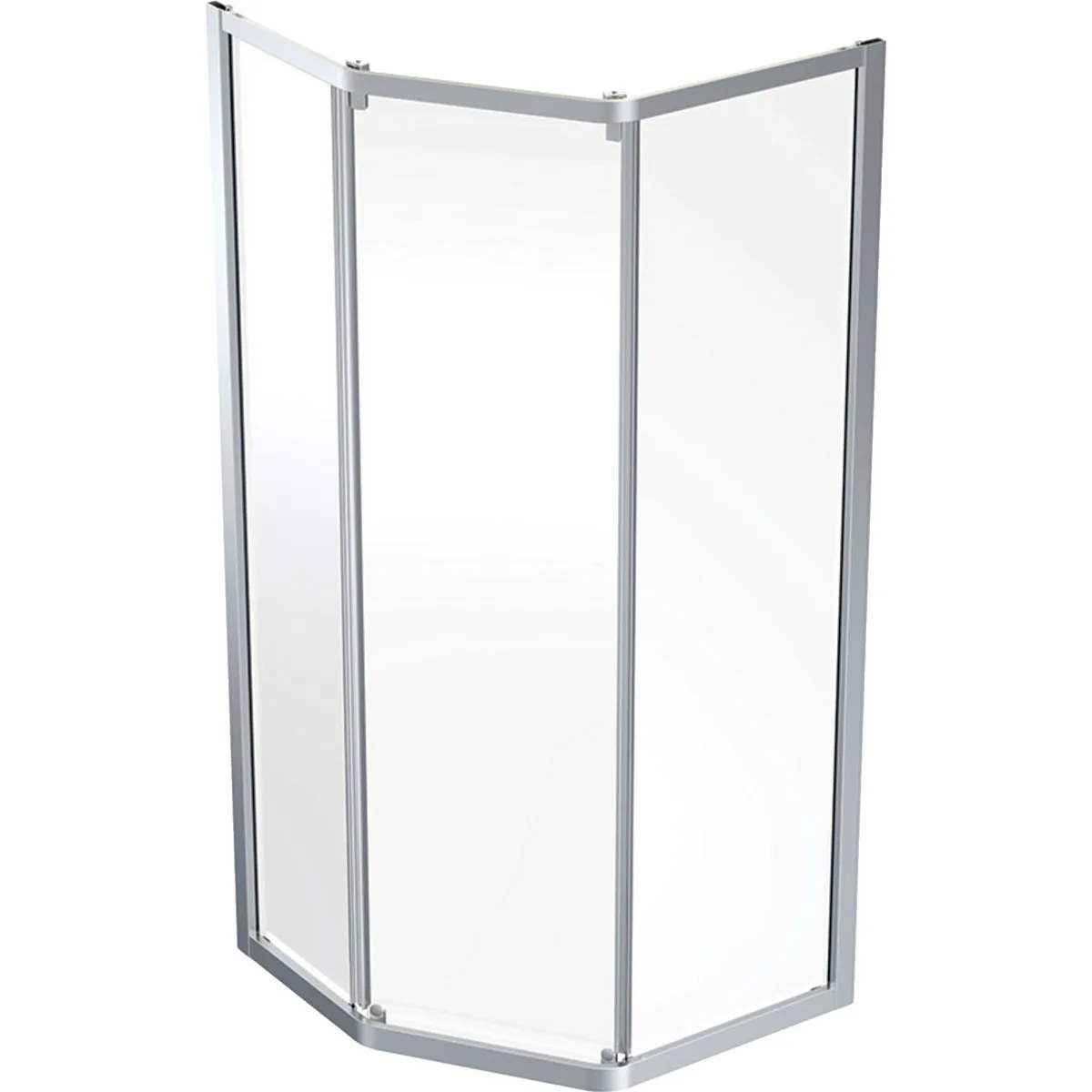 Duschörn Contura Shower Space Pentagonal 800x900 X: 800 mm, Z: 900 mm
