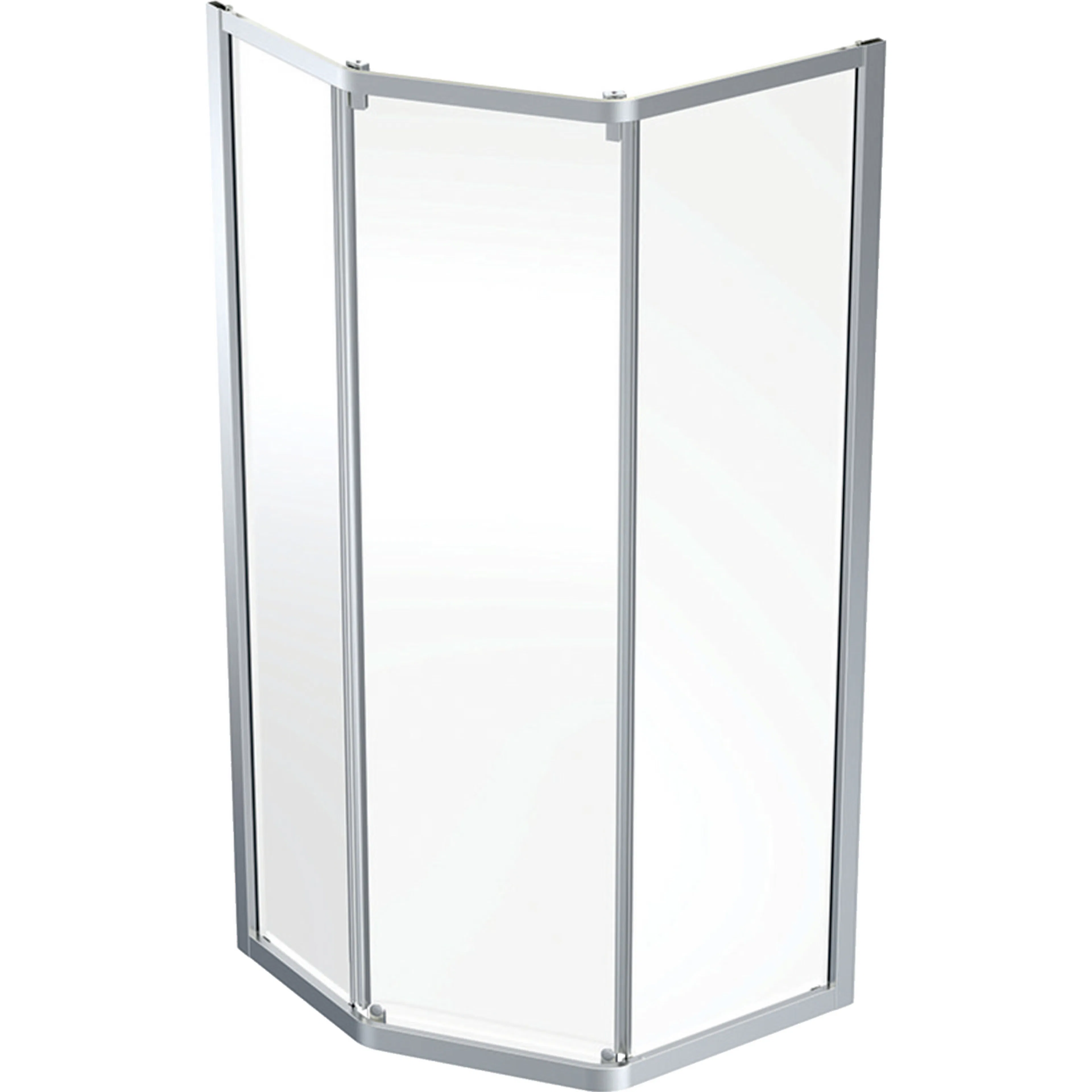 Duschörn Contura Shower Space Pentagonal 800x900 X: 800 mm, Z: 900 mm