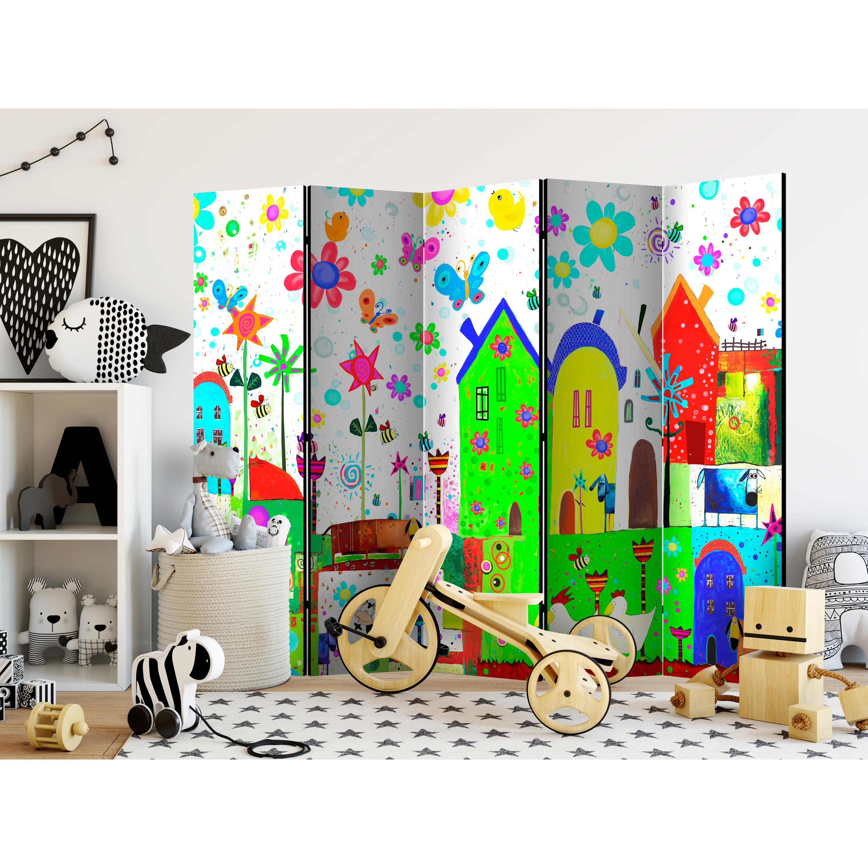 Rumsavdelare Skärmvägg Arkiio Happy Farm II 225x172 cm