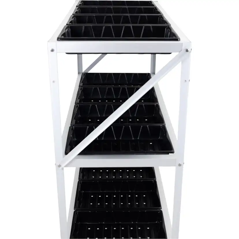 Växthusbord Metalcraft 113cm med planeringslådor