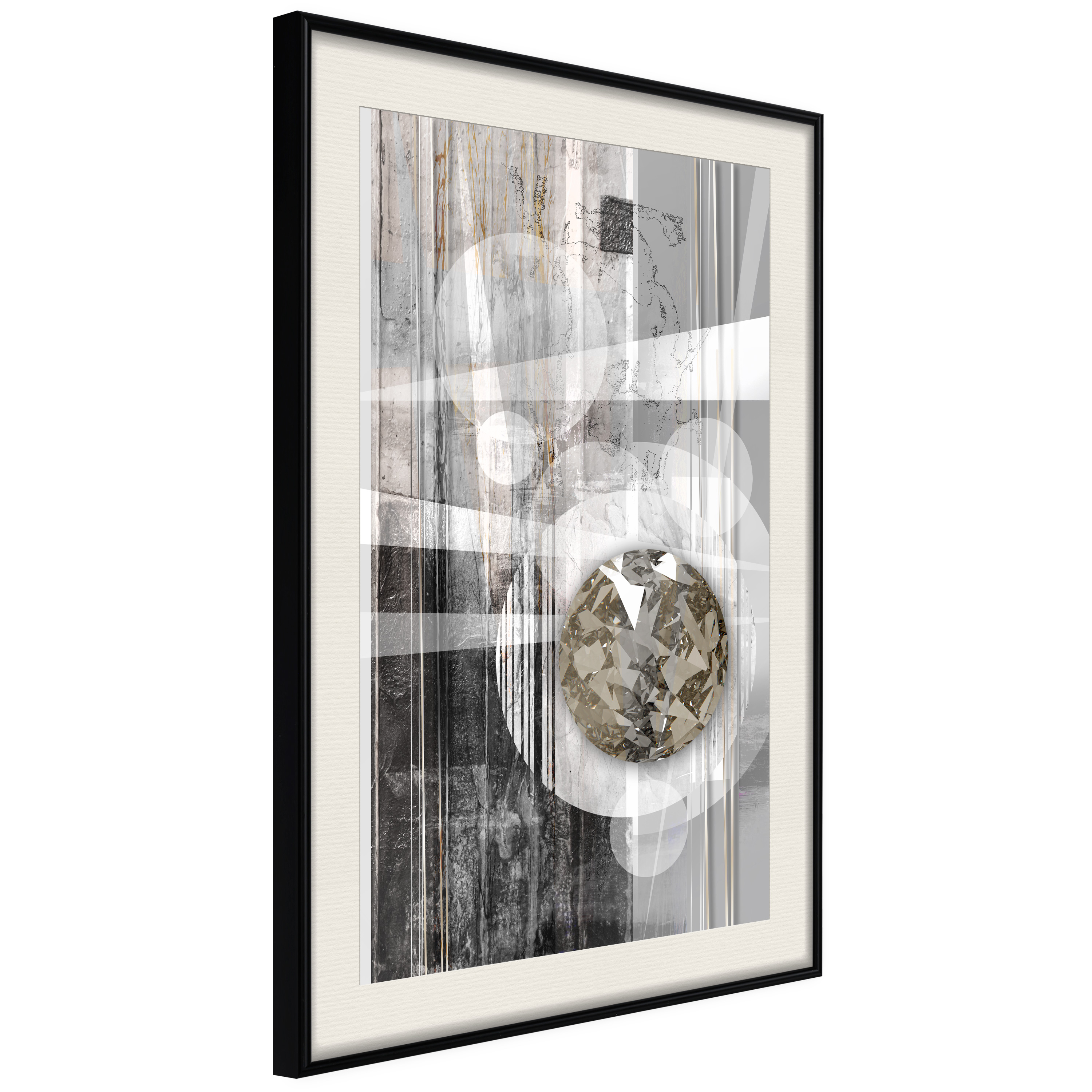 Poster Artgeist Affisch Silver Symmetry