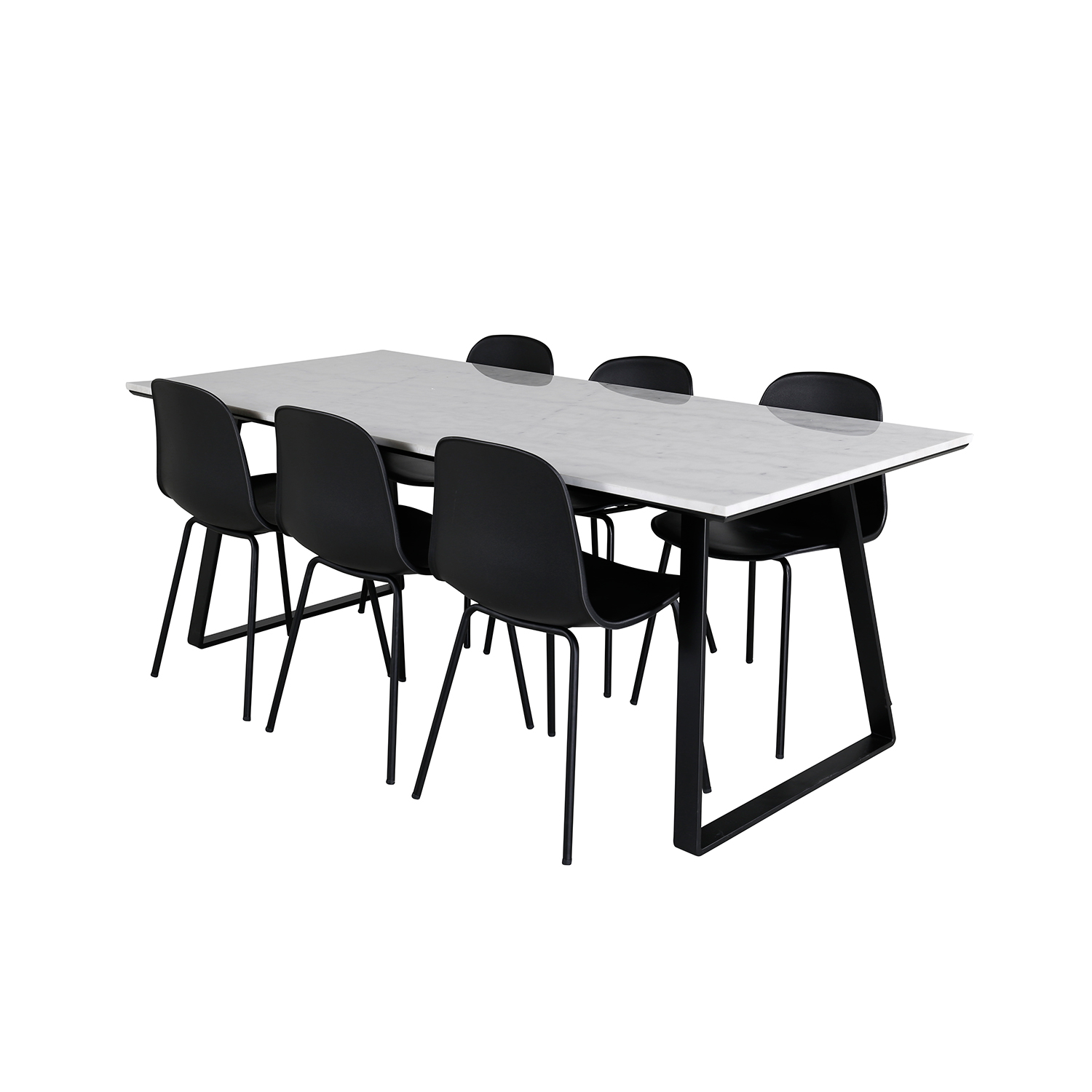 Matgrupp Venture Home Estelle med 6 Ardi Stolar