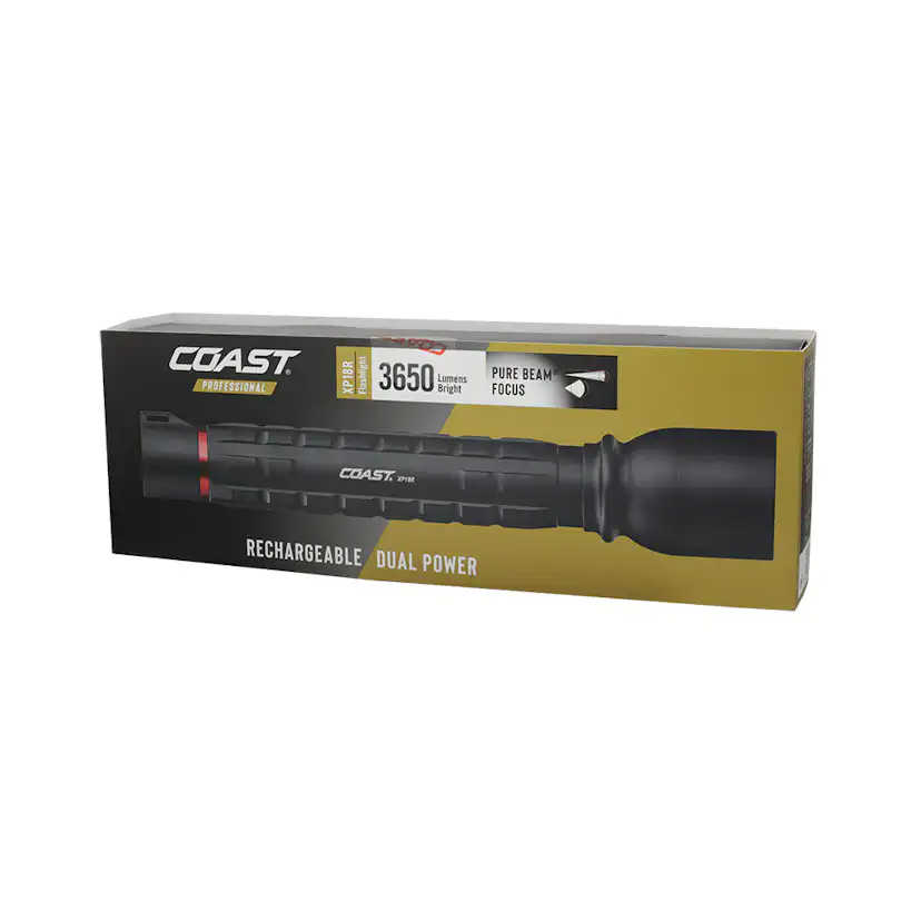Ficklampa Coast XP18R Uppladdningsbar 3650 lumen