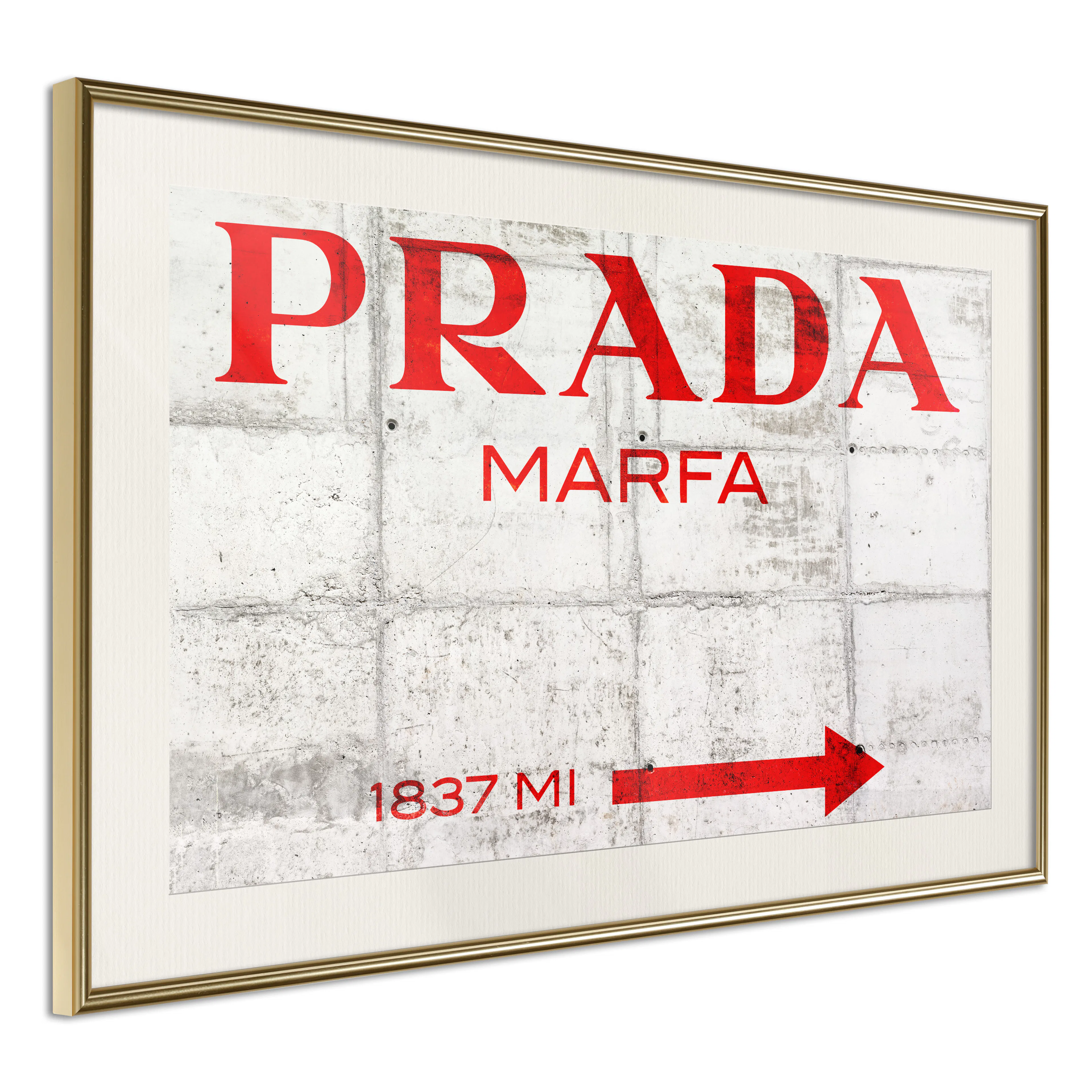 Poster Artgeist Affisch Prada Concrete