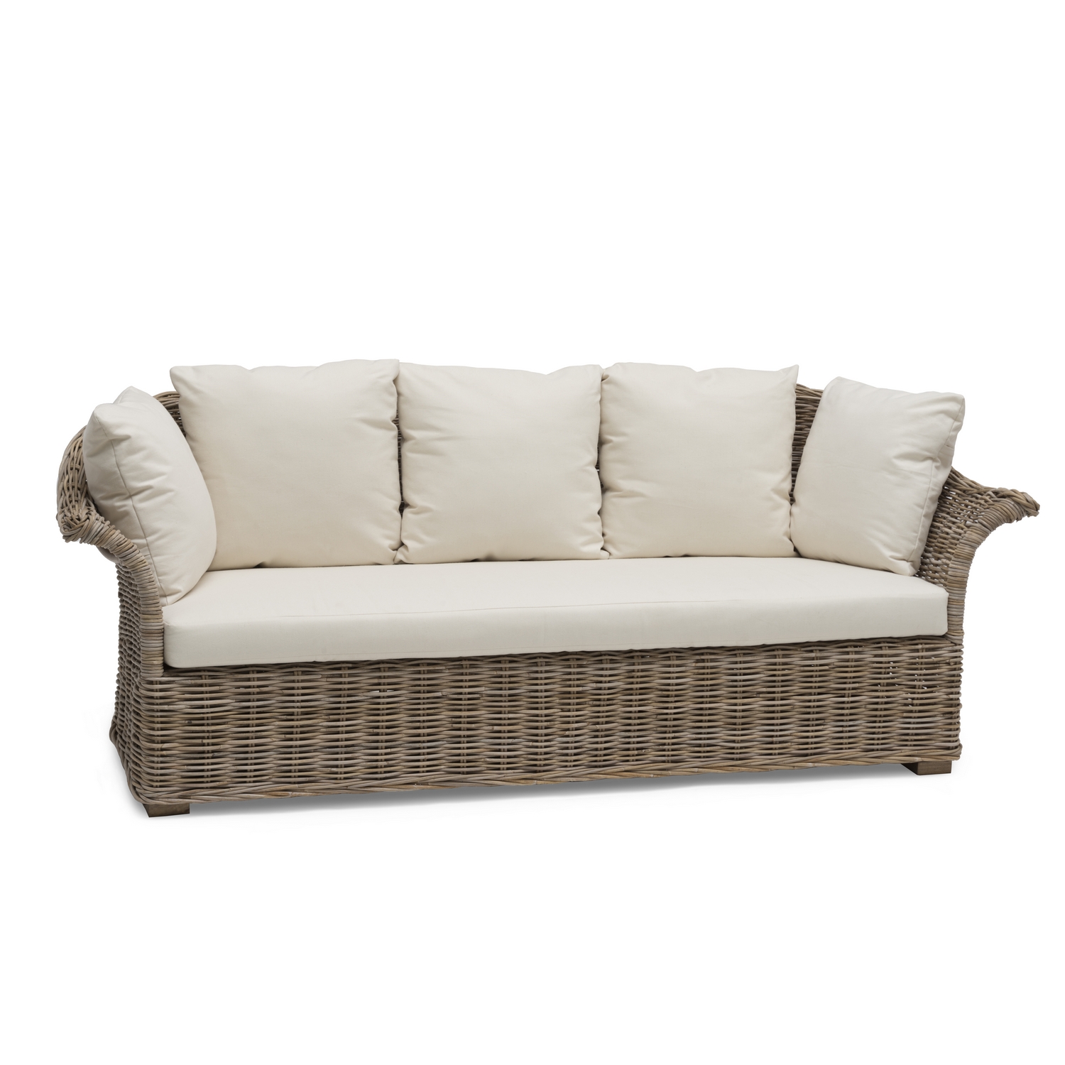 Loungesoffa Utomhus Hillerstorp Edsklinta 2-sits i Naturrotting med Dynor