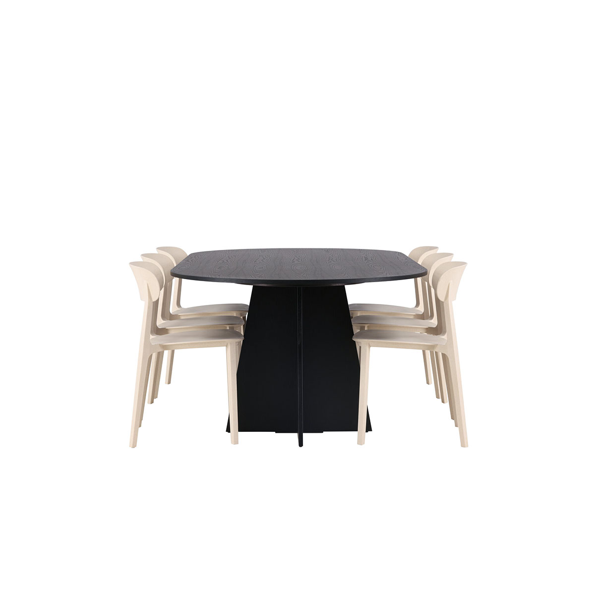 Matgrupp Venture Home Bootcut Oval med 6 st Åstol