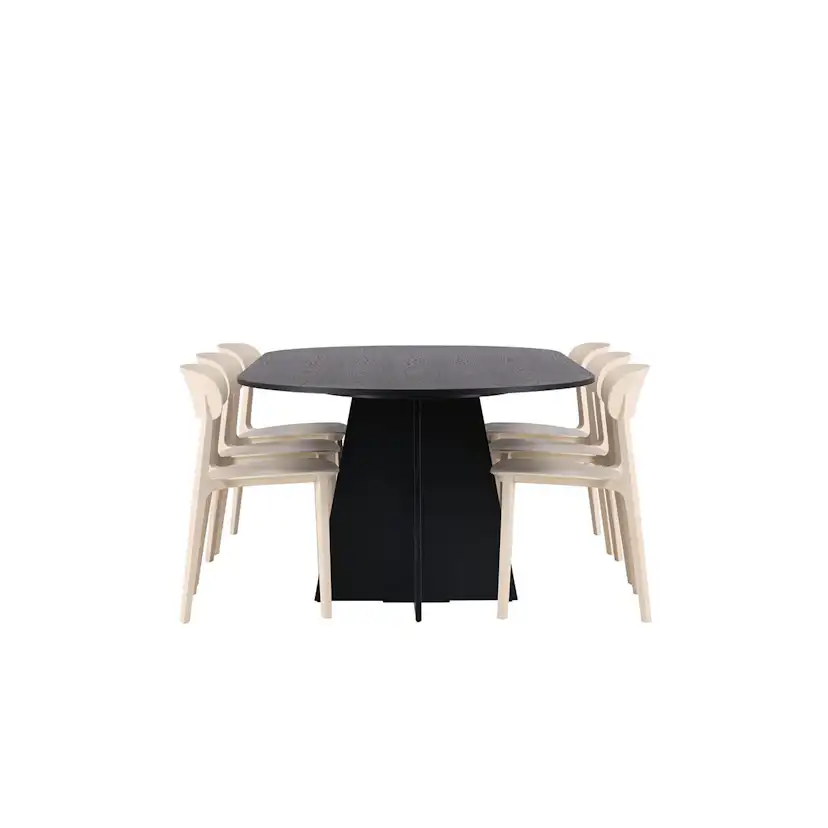 Matgrupp Venture Home Bootcut Oval med 6 st Åstol