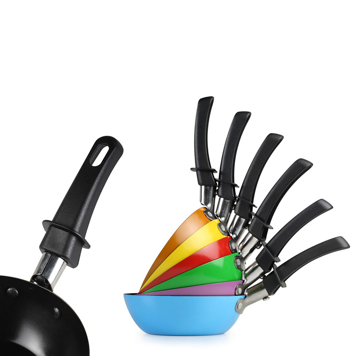 Wokset Tristar Färgade Pannor 6 st