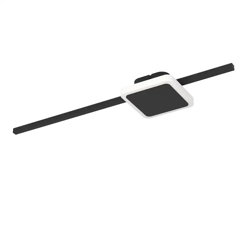 Vägg-/Taklampa Eglo Sarginto Kvadrat Svart Vit