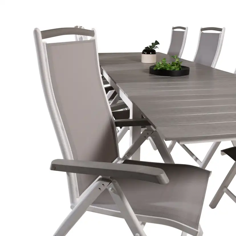 Matgrupp Venture Home Lova 224/324 med 8 Albany Stolar