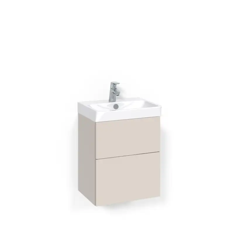 Crown Kommod 45x35 Beige Plain Push-open Light 70 Bredd 450 mm, Beige, Push Open