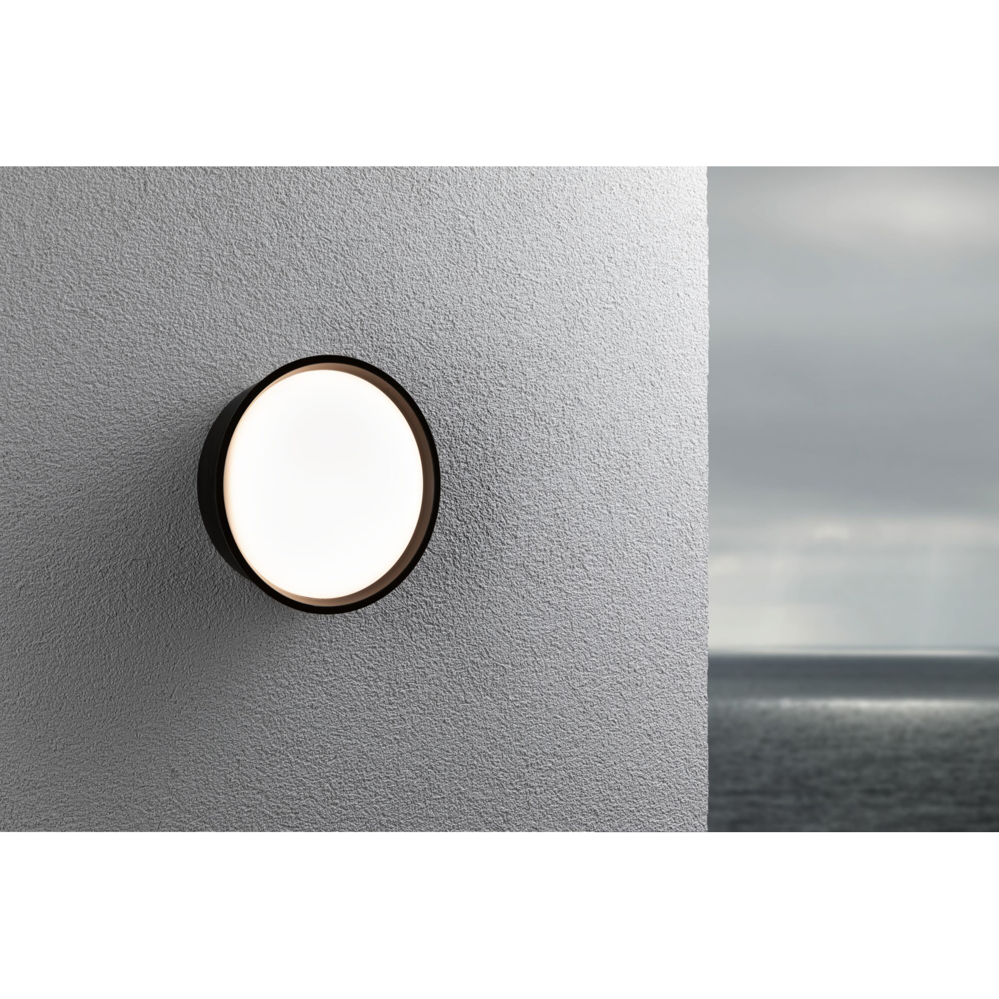 Fasadbelysning LED Paulmann Platomo Seawater Resistant IP44 230V Design: utan Skymningsstyrd Rörelsedetektor, Färg: Svart