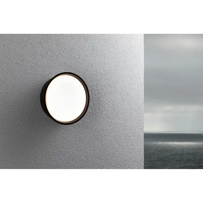 Fasadbelysning LED Paulmann Platomo Seawater Resistant IP44 230V Design: utan Skymningsstyrd Rörelsedetektor, Färg: Svart