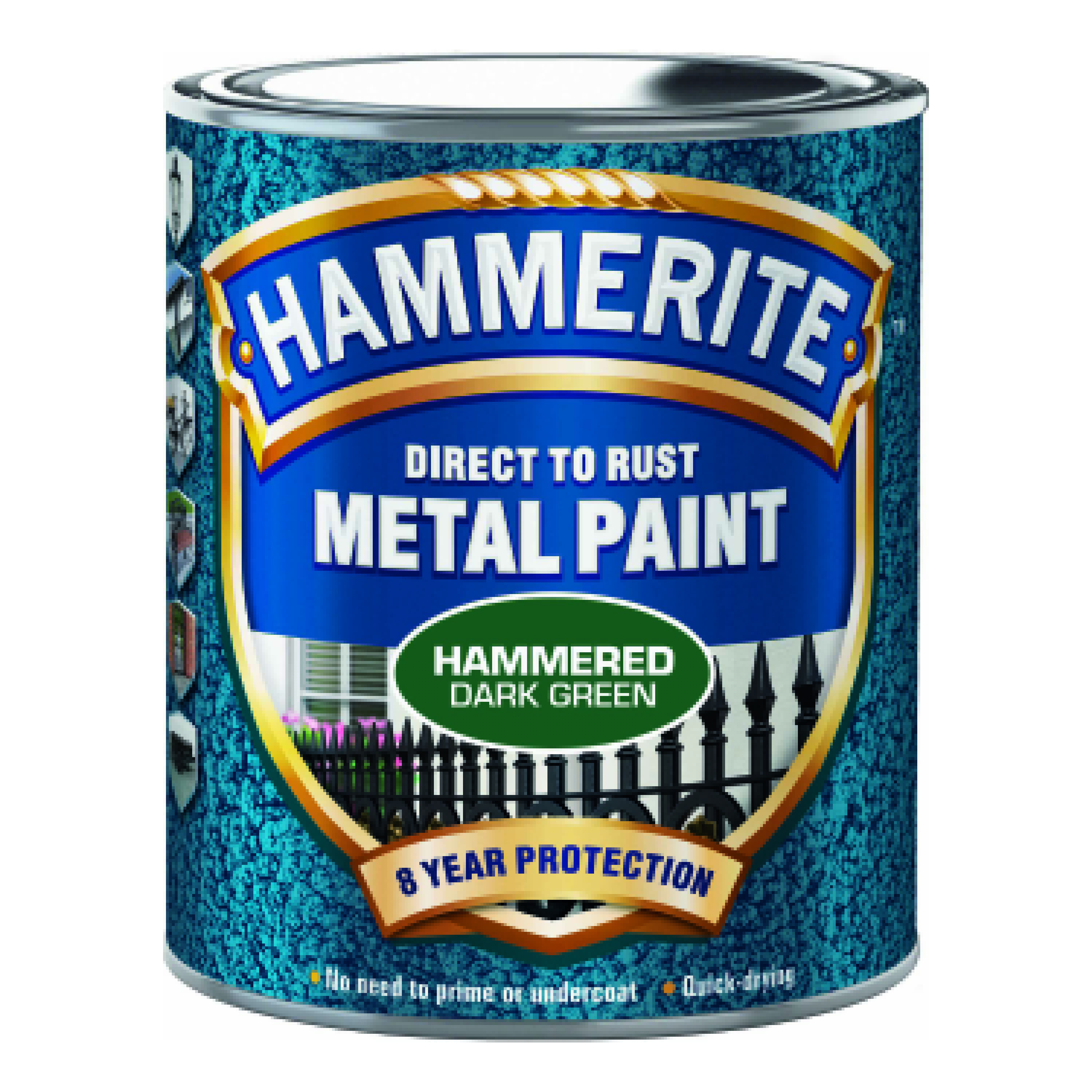 Rostskyddsfärg Hammerite Hammarlack Mörkgrön 250ml