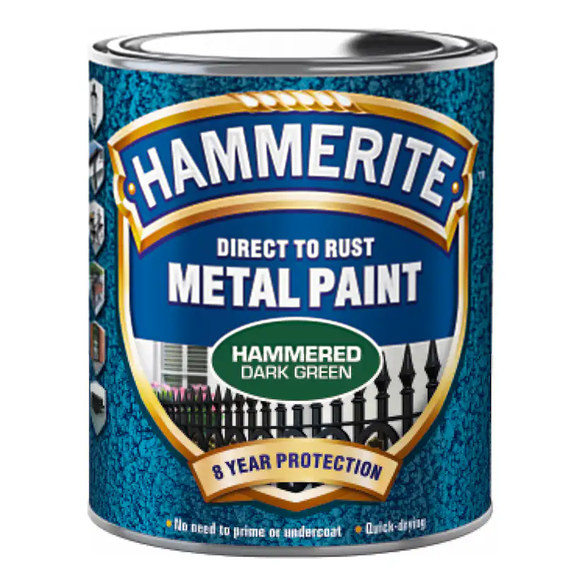 Rostskyddsfärg Hammerite Hammarlack Mörkgrön 250ml