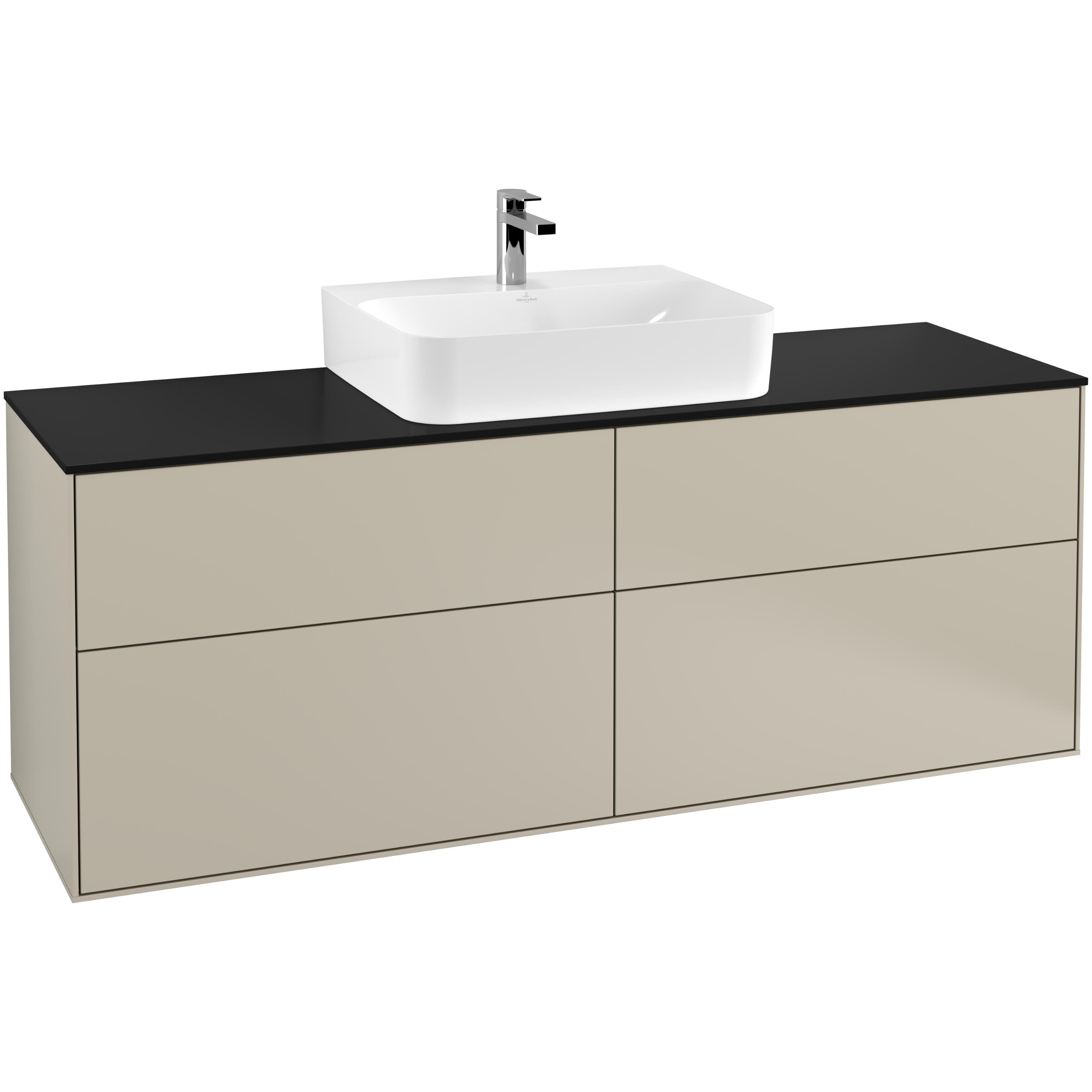 Tvättställsskåp Villeroy & Boch Finion med 4 Lådor och Bänkskiva för Centrerat Tvättställ
