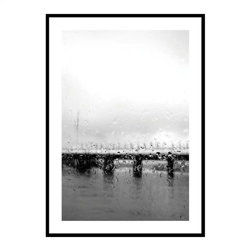 Poster Gallerix Behind Rain Drops