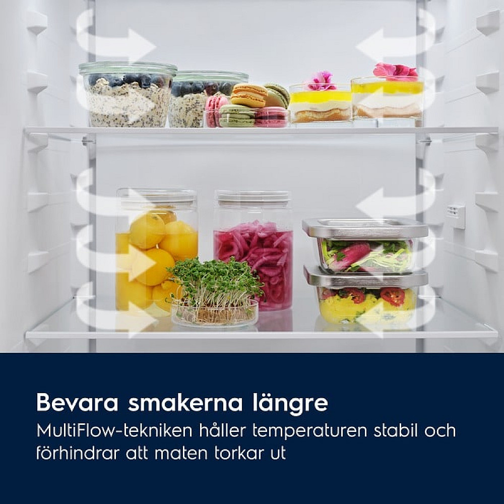 Kombinerad Kyl/frys Electrolux Serie 600 LNT6ME18S Integrerad