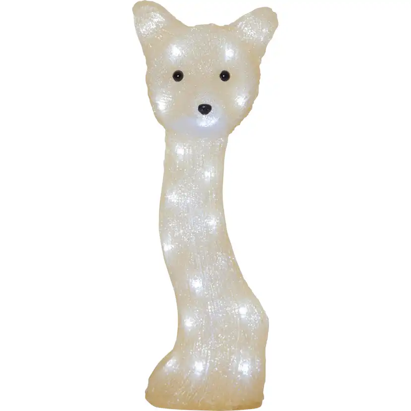 Dekorationsfigur Star Trading Crystalo Fox 42 cm Outdoor