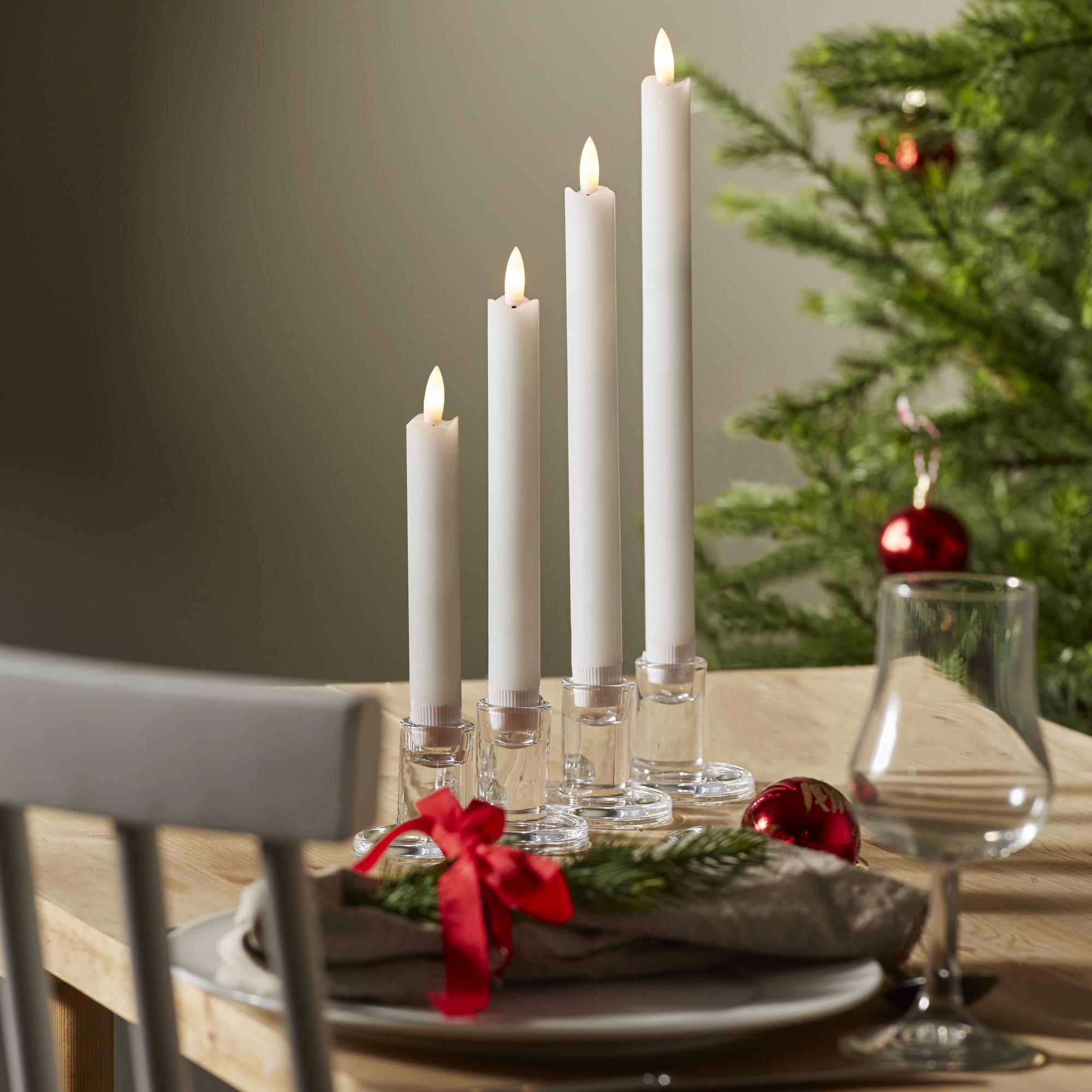 Antikljus Star Trading 4-pack Flamme LED