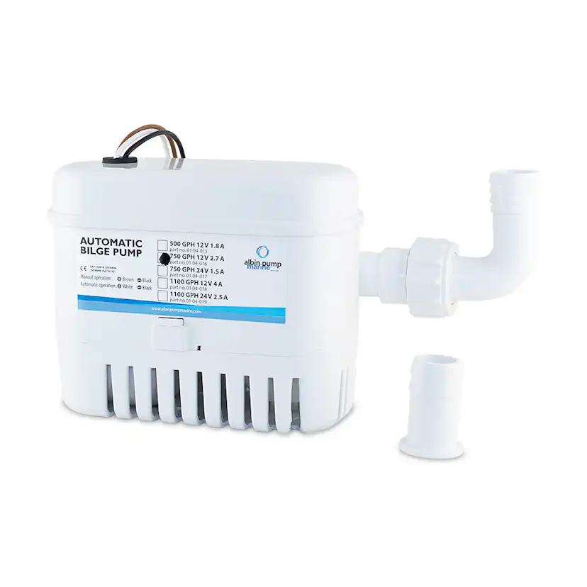 Länspump Albin Group Marine Automatisk 750 GPH 24V