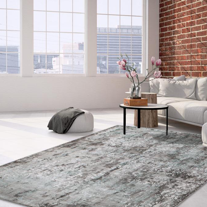 Handvävd matta D-sign Virsladewich Bacda Turkos