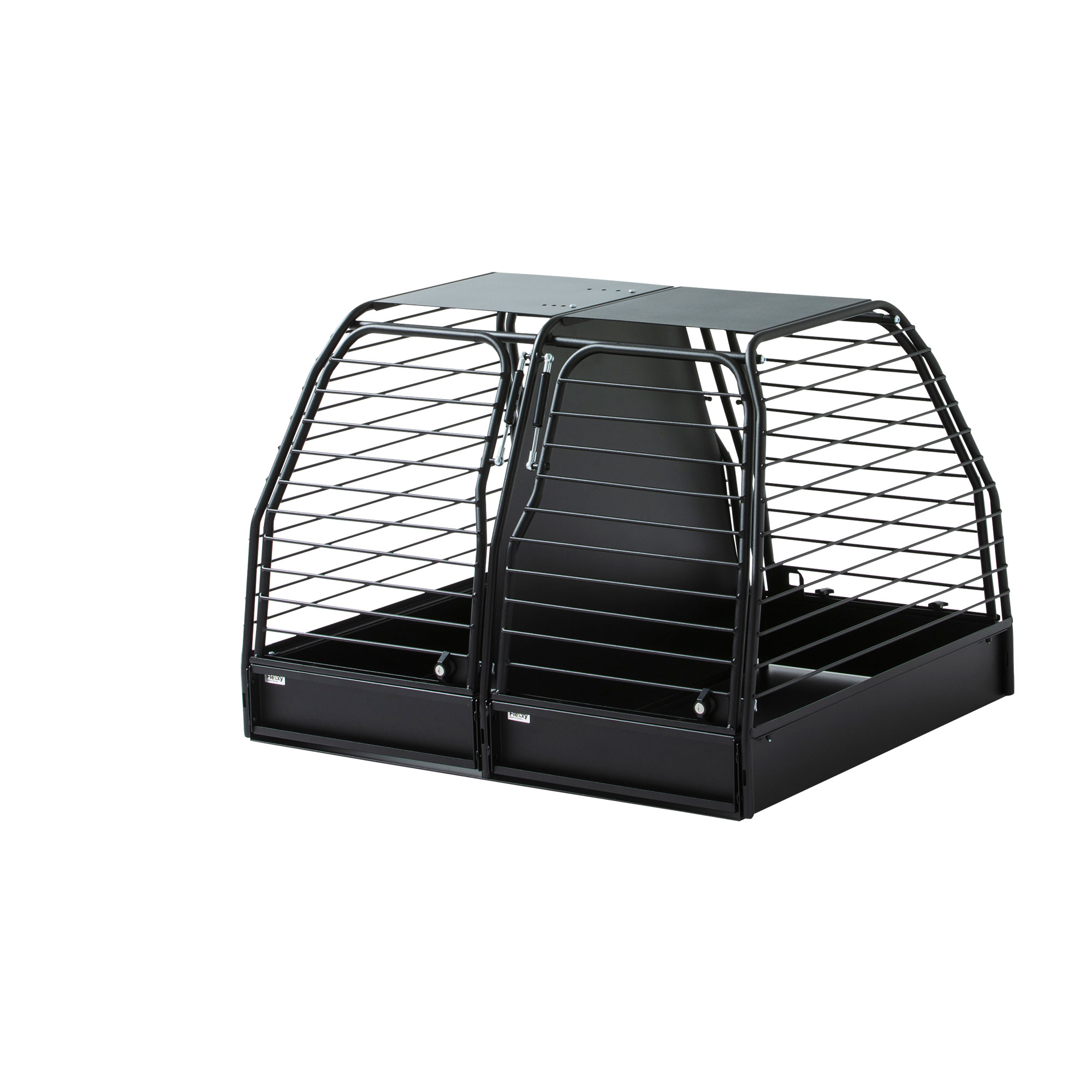 Hundbur Flexxy Dubbel Medium