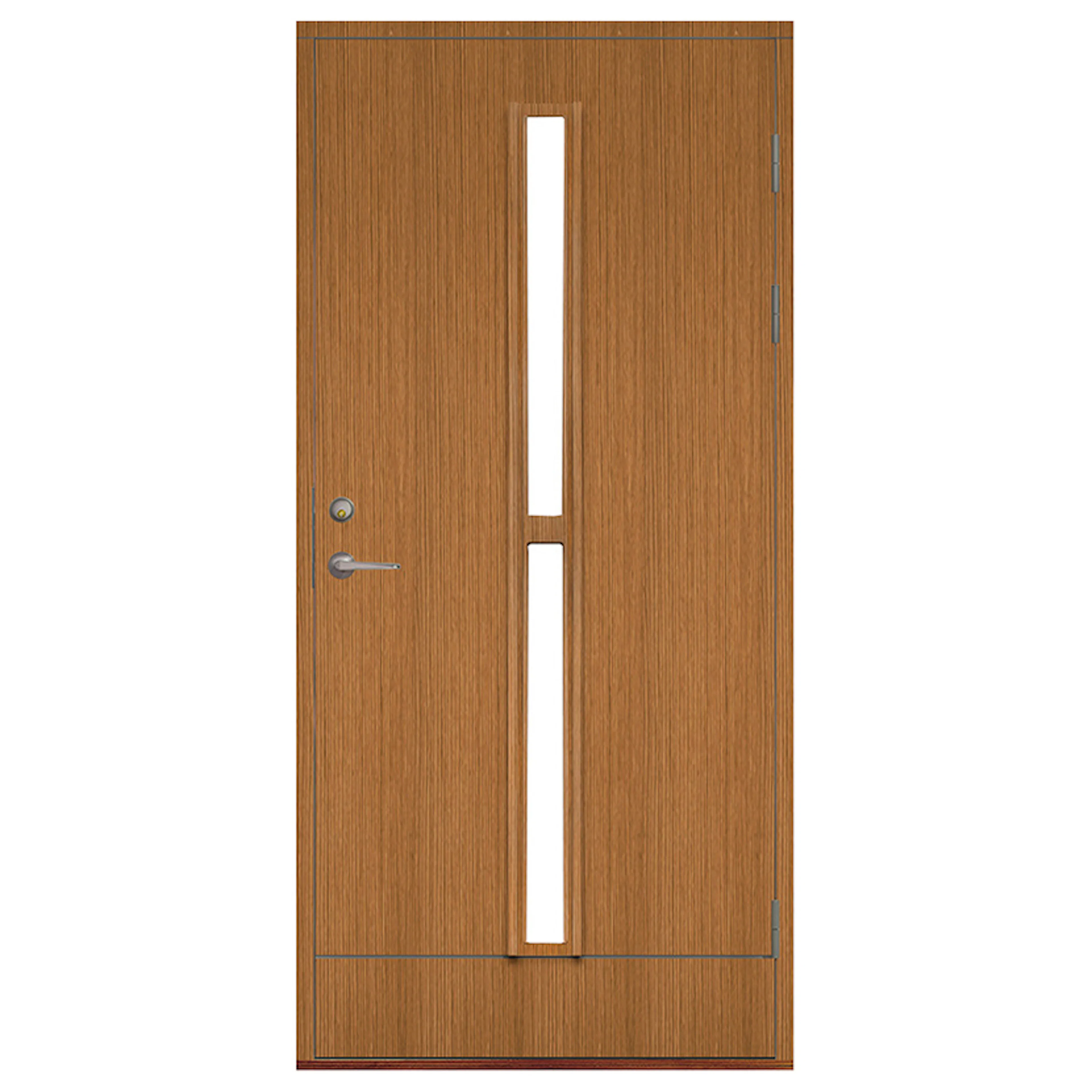 Ytterdörr SnickarPer 10G Venedig Teak Klarglas