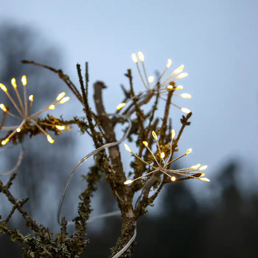 Ljusslinga Star Trading Dew Drop Flower 96L