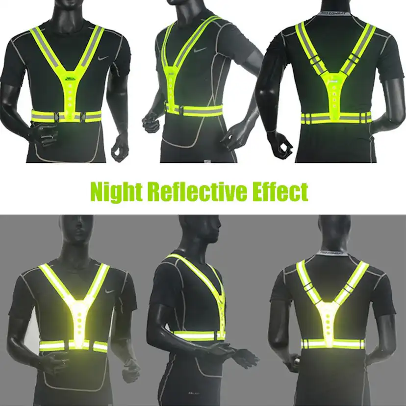 Reflexväst Japcell Med LED-ljus