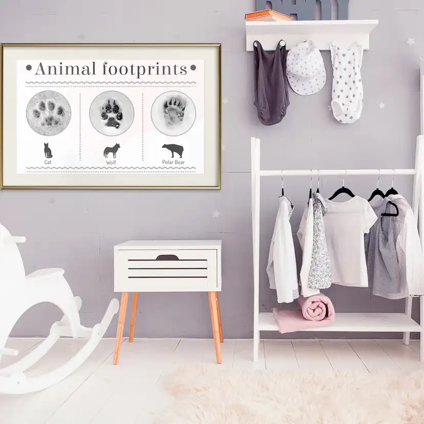 Poster Artgeist Affisch Footprints