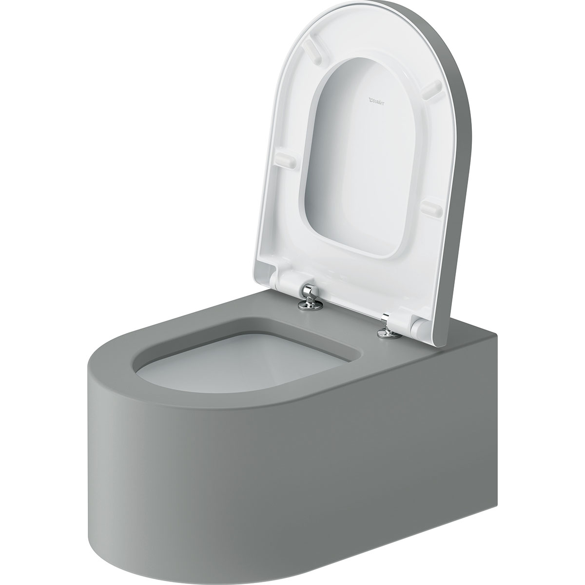 WC vägg, Ytterfärg Ljusgrå Matt 570 mm Ljusgrå
