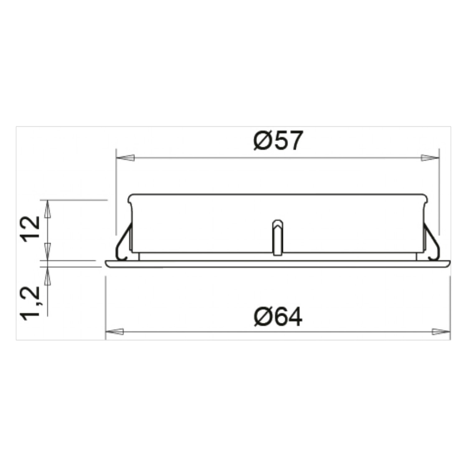 LED-Spot Beslag Design Smally XS Micro12