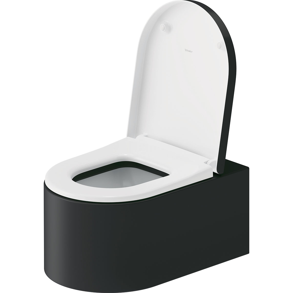 WC vägg, Ytterfärg Mörkgrå Matt 570 mm Mörkgrå