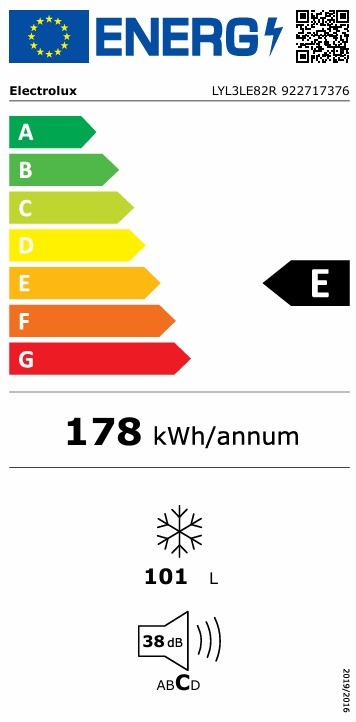 Integrerat Frysskåp Electrolux Serie 300 LYL3LE82R