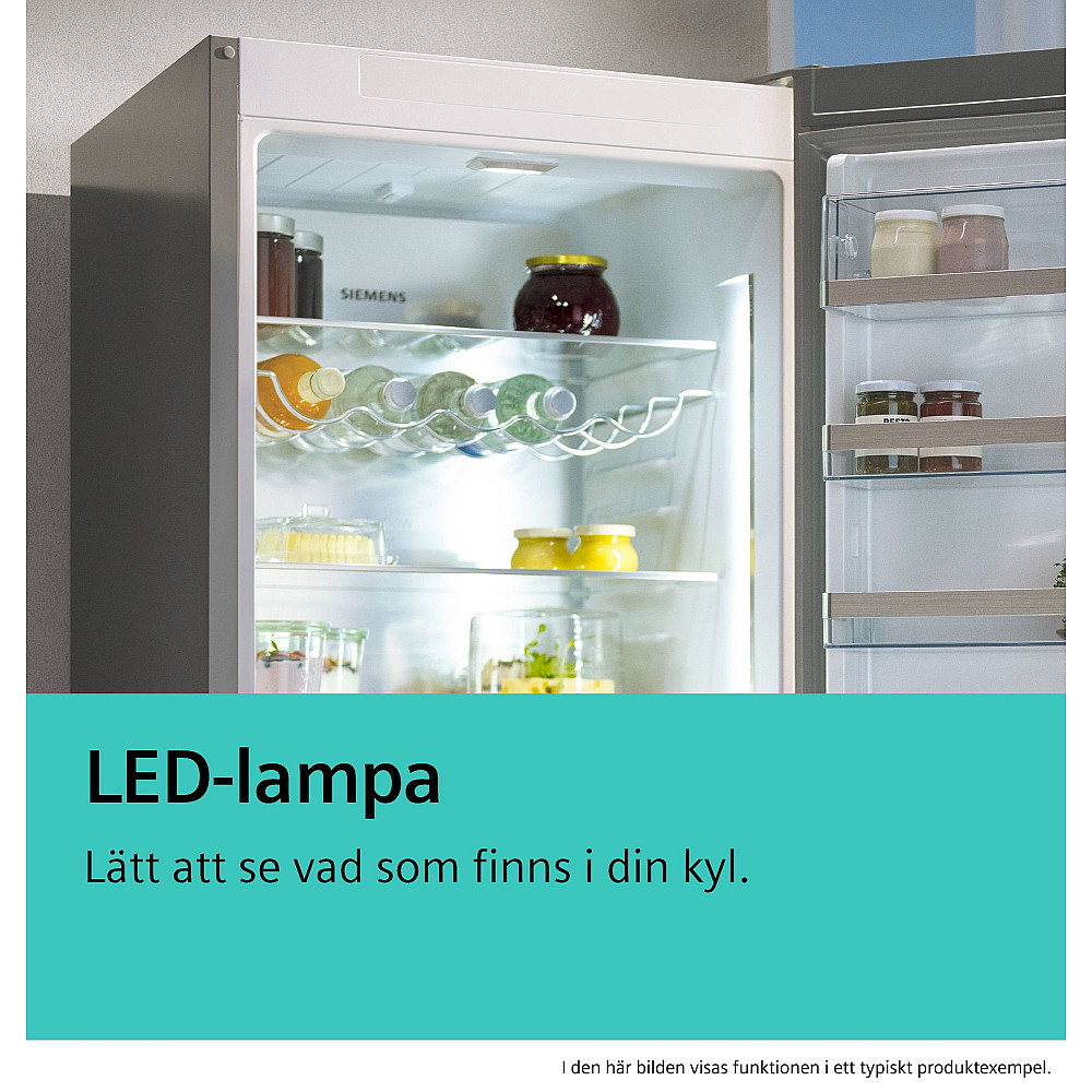 Fristående Kylskåp Siemens iQ300 KS36VVIDP1 med hyperFresh och LED-belysning