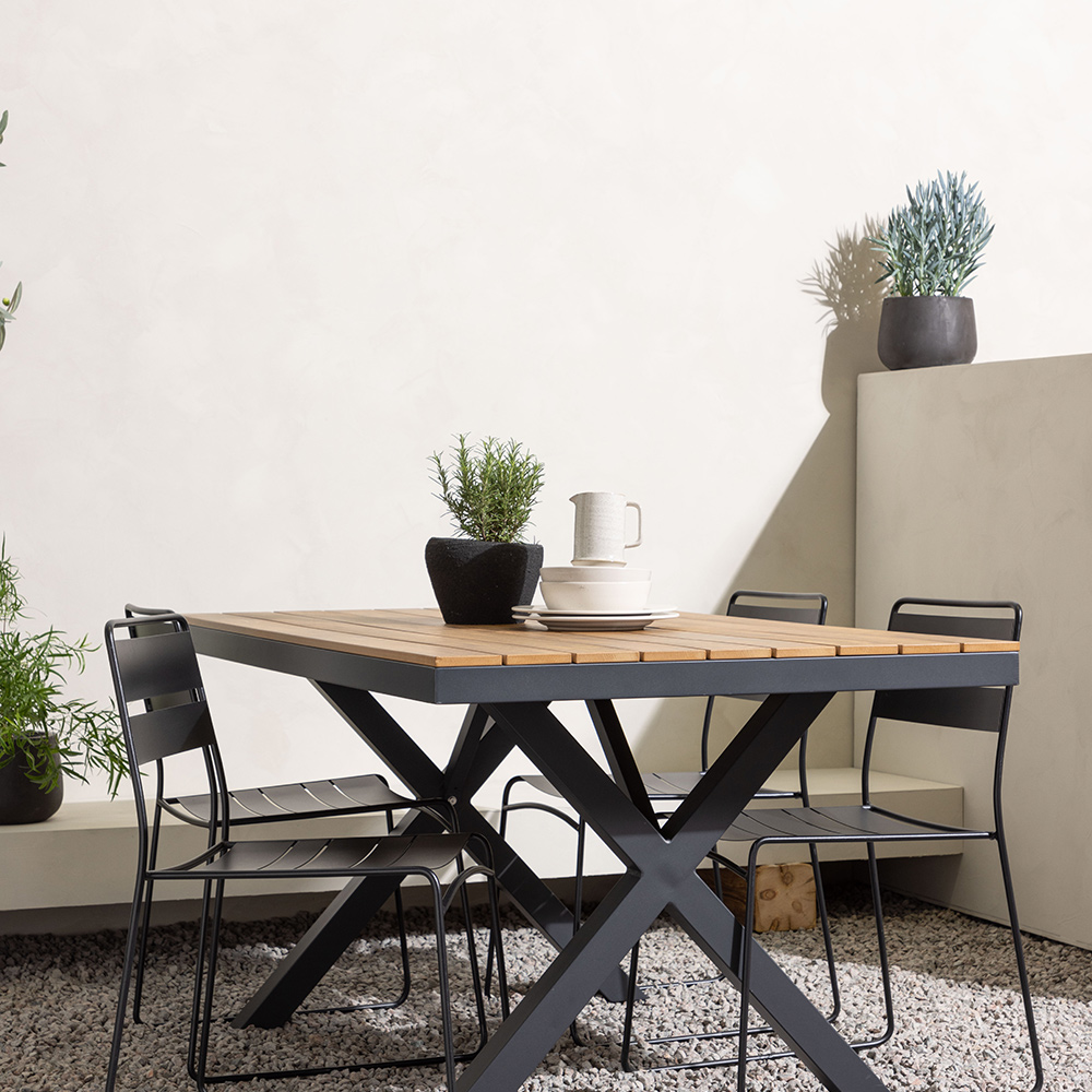 Matgrupp Venture Home Garcia Bord med 4 Lina Stolar