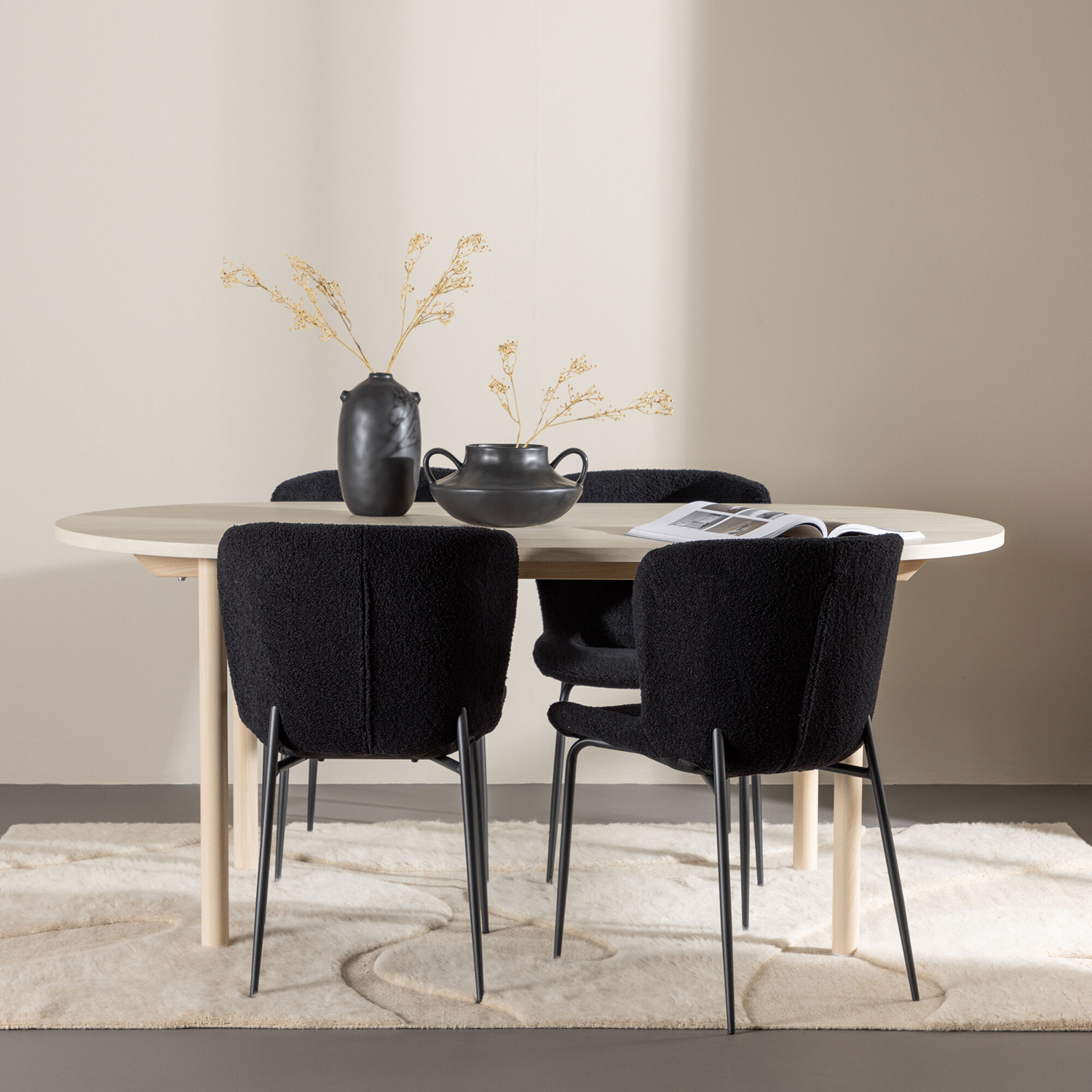 Matgrupp Venture Home Andy 180 med 4 st Modesto Stolar