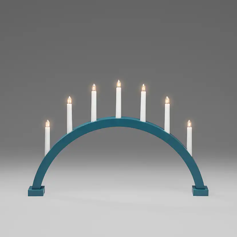Adventsljusstake Gnosjö Konstsmide 7L Båge Stor