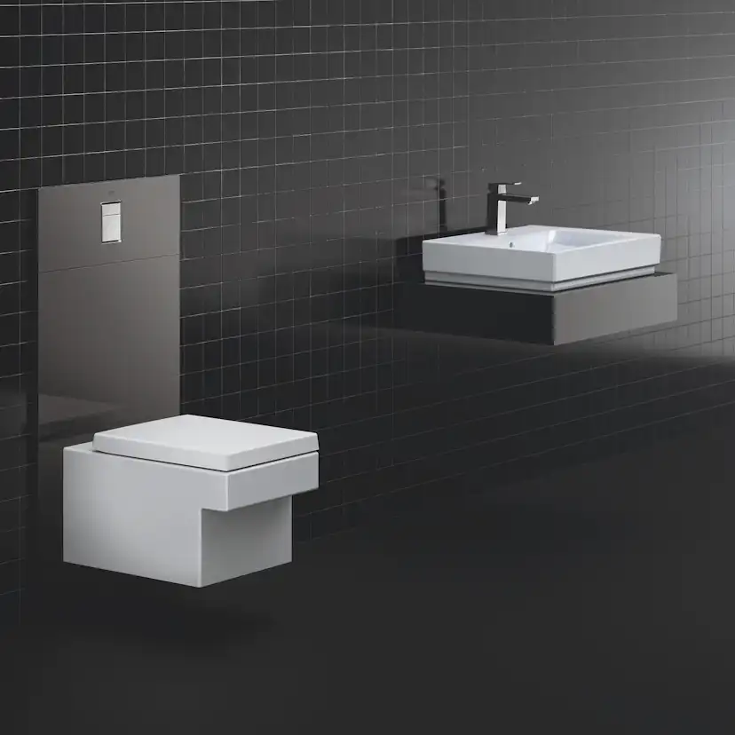 Tvättställ Grohe Cube Ceramic 39477 60 cm Bänktvättställ