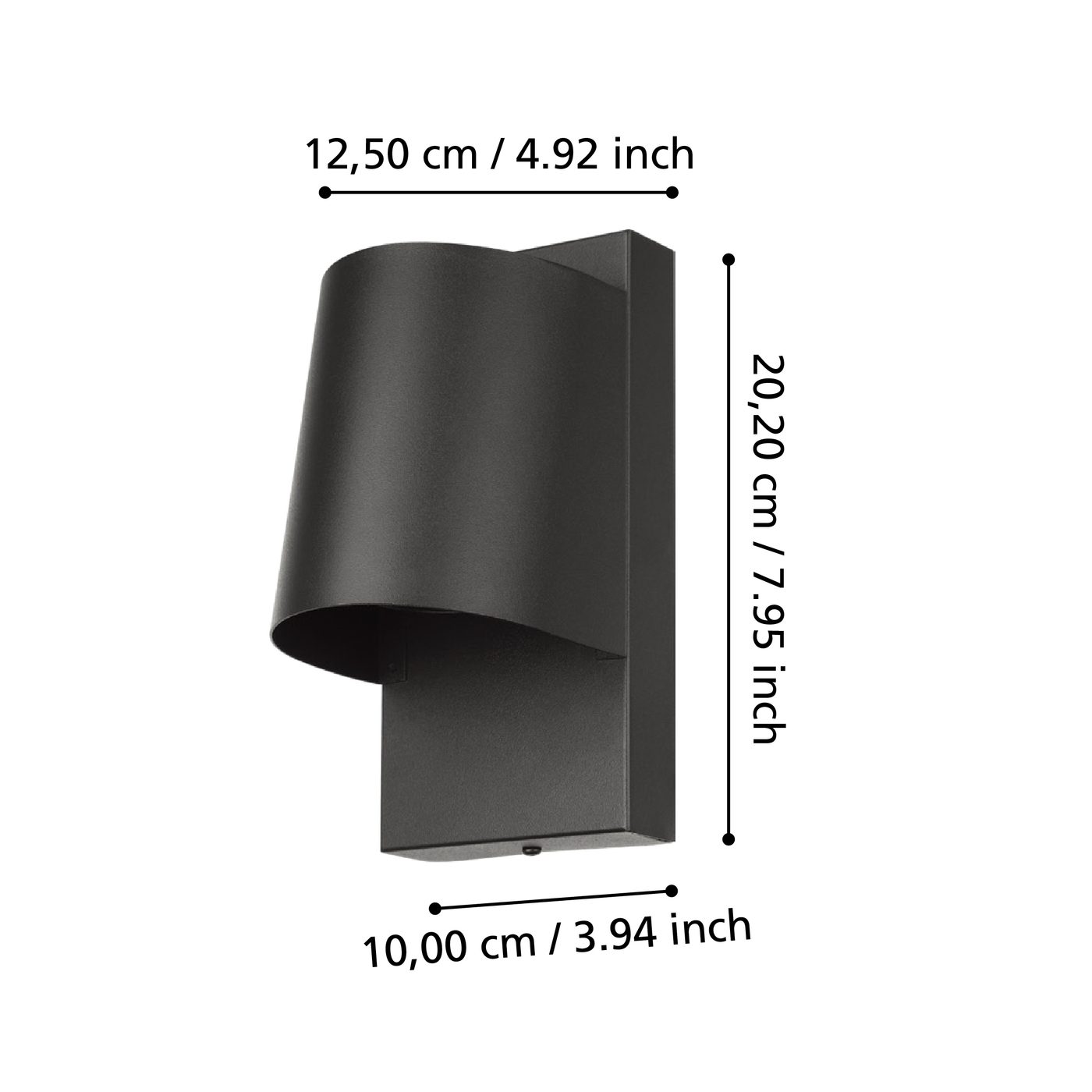 Vägglampa Utebelysning Eglo Stagnone