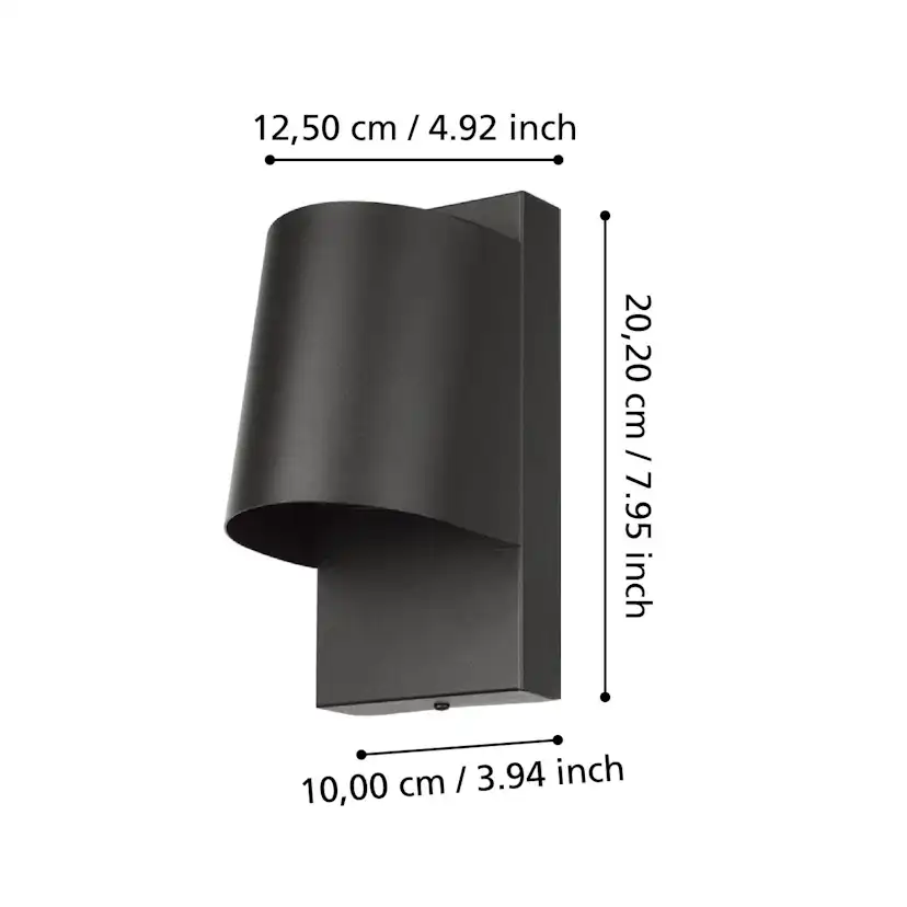 Vägglampa Utebelysning Eglo Stagnone