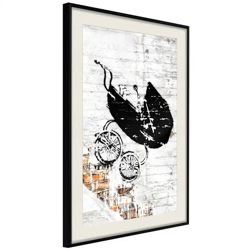 Poster Artgeist Affisch Speeding Stroller