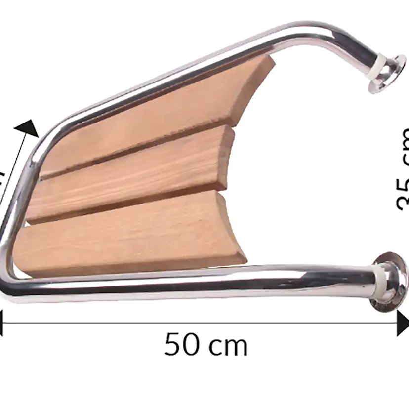 Peke 1852 Teak 50x35 cm