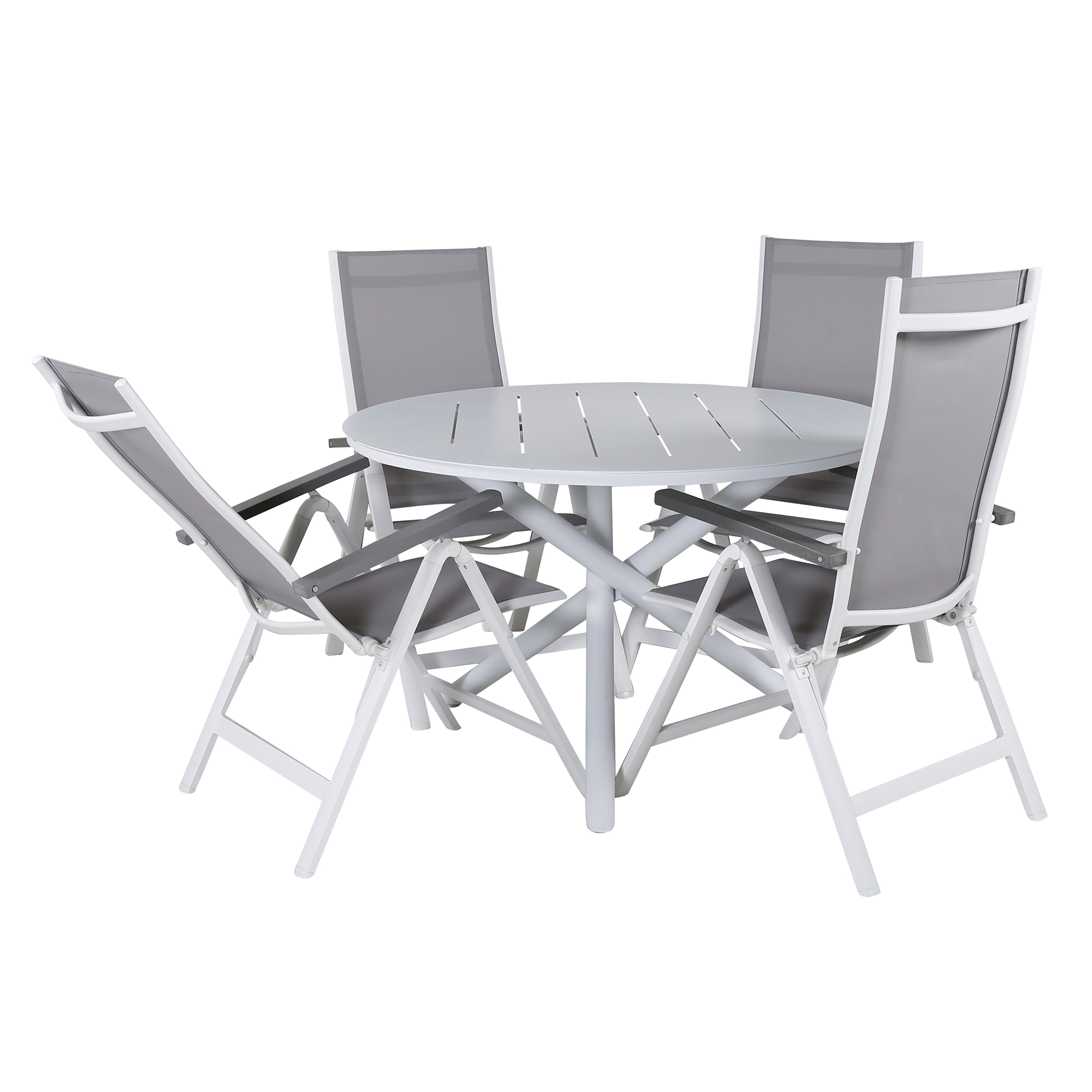 Matgrupp Venture Home Ande med 4 Laby Matstolar